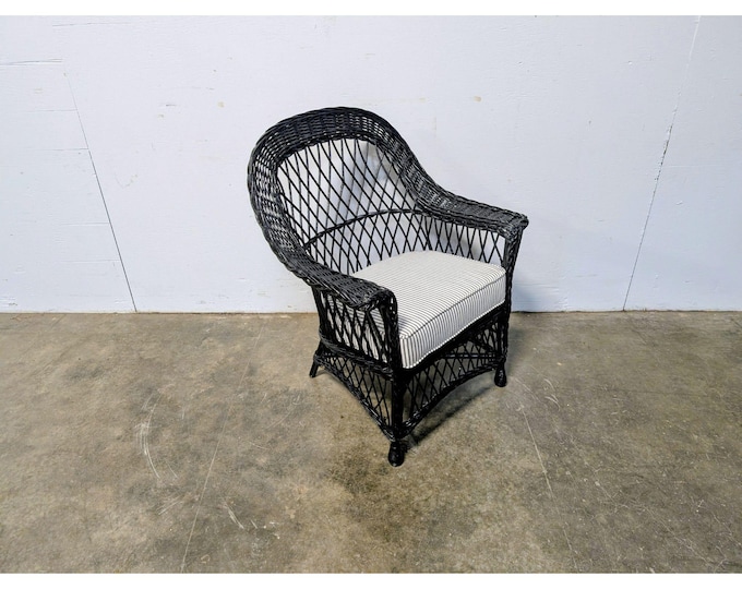 1920,S WICKER ARM CHAIR # 201069 Shipping is not a 1.00 Shipping is not free please contact us before purchase Thanks