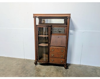 1920,s Oak Side By Side With Interior Desk # 200872 Shipping is not a 1.00 Shipping is not free please contact us before purchase Thanks