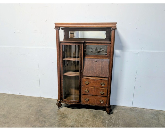 1920,s Oak Side By Side With Interior Desk # 200872 Shipping is not a 1.00 Shipping is not free please contact us before purchase Thanks