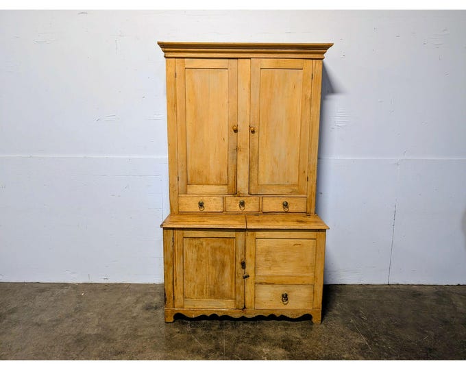Mid 1800,s Four Door Cupboard # 201118 Shipping is not a 1.00 Shipping is not free please contact us before purchase Thanks