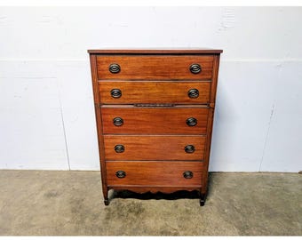 1940,s Five Drawer Mahogany Chest Of Drawers # 201279 Shipping is not a 1.00 Shipping is not free please contact us before purchase Thanks