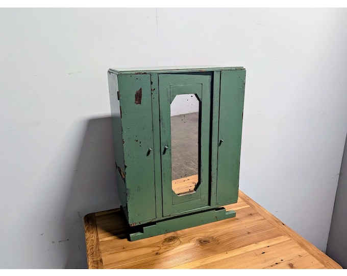 Unique 1920,s One Of A Kind Medicine Cabinet # 198370 Shipping is not a 1.00 Shipping is not free please contact us before purchase Thanks