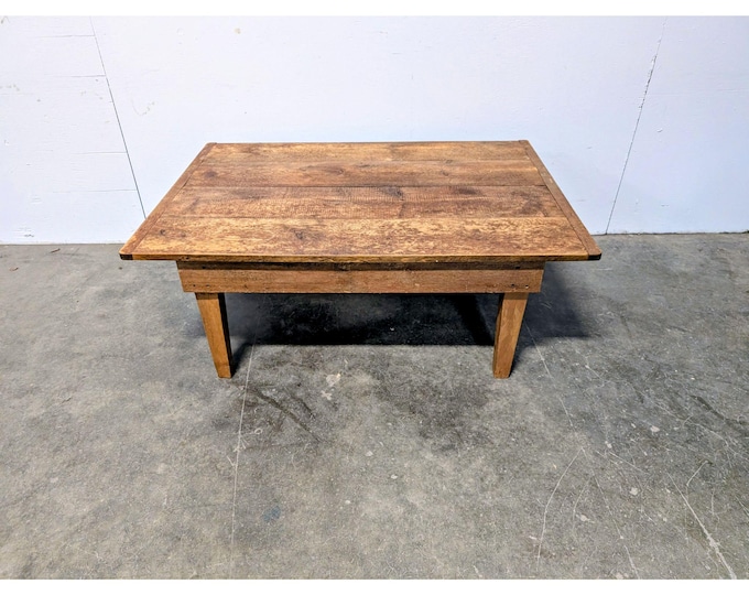 Mid 1800.s Harvest Table Now A Wonderful Coffee Table # 200123 Shipping is not a 1.00 Shipping is not free please contact us before purchase