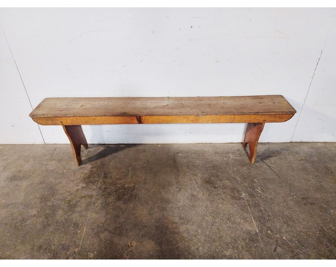 Simple 1900,s Boot Leg Bench # 194172  Shipping is not free please conatct us before purchase Thanks