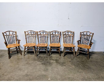 Set Of Six Adirondack Style Chairs # 198246 Shipping is not a 1.00 Shipping is not free please contact us before purchase Thanks