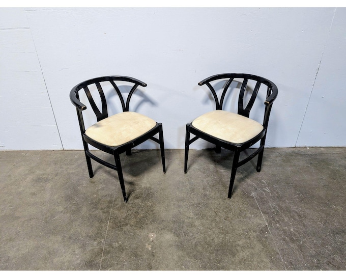 Pair Of 1940,s Bentwood Arm Chairs # 199631 Shipping is not a 1.00 Shipping is not free please contact us before purchase Thanks