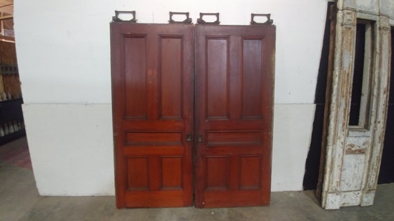 1890 S Paneled Pocket Doors 182898 Etsy