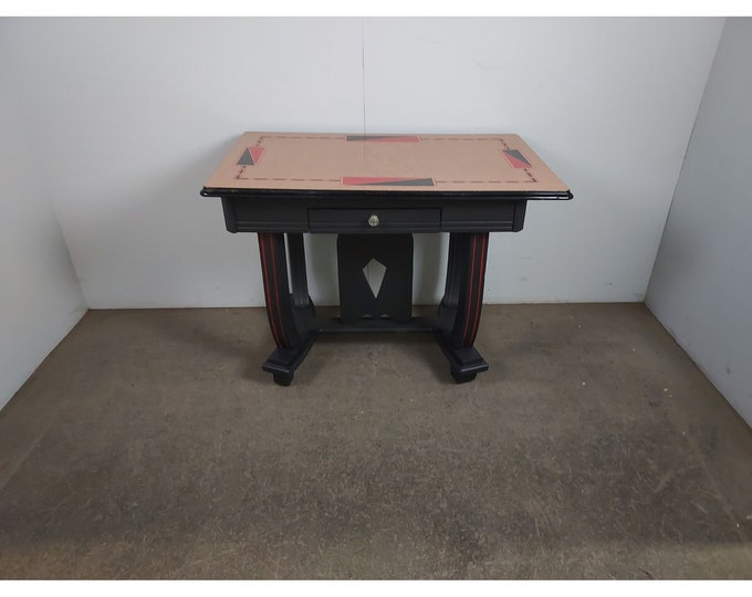 1930,s One Drawer  Enamel Top Table # 194464 Shipping is not a 1.00 Shipping is not free please contact us before purchase Thanks