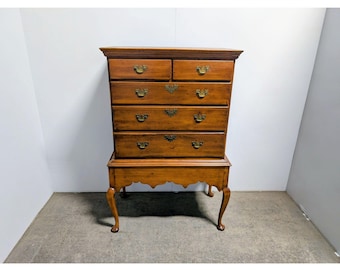 Early 1800,s Queen Anne High Boy # 199553 Shipping is not a 1.00 Shipping is not free please contact us before purchase Thanks