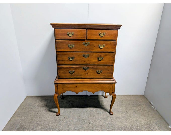 Early 1800,s Queen Anne High Boy # 199553 Shipping is not a 1.00 Shipping is not free please contact us before purchase Thanks