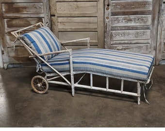 1920'S RATTAN CHAISE # 186180 Shipping is not a 1.00 Shipping is not free please contact us before purchase Thanks
