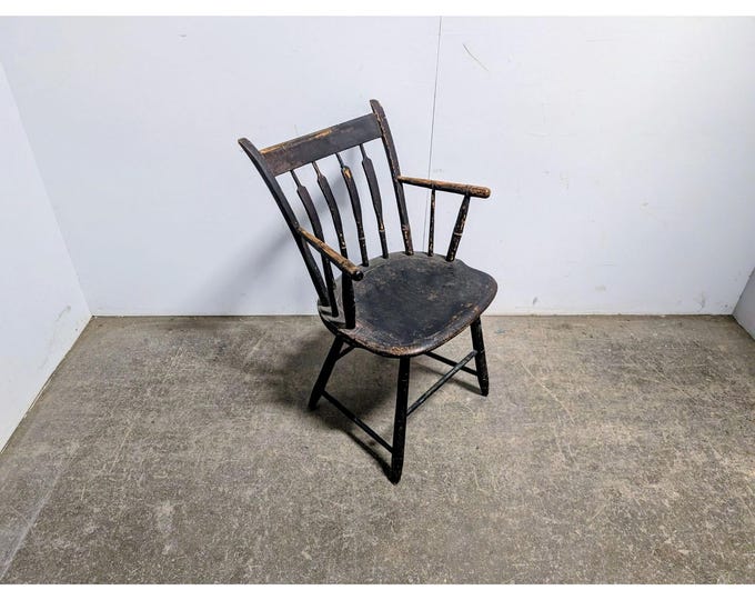 1840,s Arrow Back Arm Chair # 198349 Shipping is not a 1.00 Shipping is not free please contact us before purchase Thanks