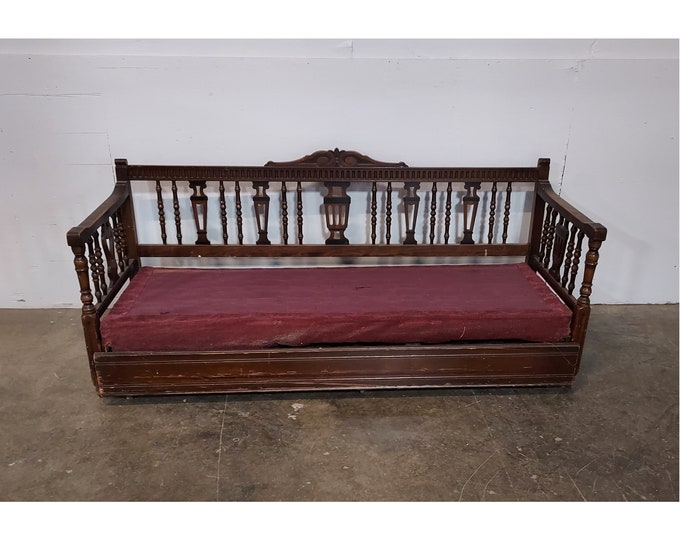 1920's Settee With Pull-Out Bed #186464 Shipping is not free please conatct us before purchase Thanks