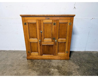Late 1800,s 5 Door Jewett Oak Ice Cabinet # 198499 Shipping is not a 1.00 Shipping is not free please contact us before purchase Thanks