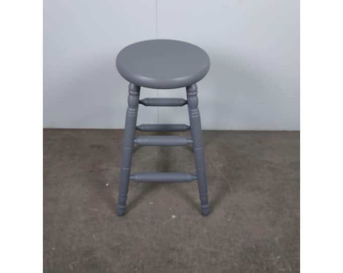 1940,S GRAY PAINTED STOOL # 191042 Shipping is not free please conatct us before purchase Thanks