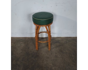 1950,s Heywood Wakefield Bamboo Stool # 194395 Shipping is not a 1.00 Shipping is not free please contact us before purchase Thanks