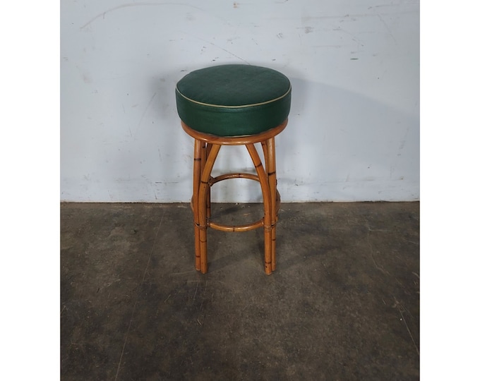 1950,s Heywood Wakefield Bamboo Stool # 194395  Shipping is not free please conatct us before purchase Thanks