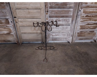 Folk Art Horse Shoe Saddle Rack # 187165 Shipping is not a 1.00 Shipping is not free please contact us before purchase Thanks