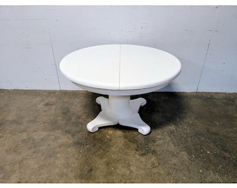 1920,s Oak Painted Round Table # 198561 Shipping is not a 1.00 Shipping is not free please contact us before purchase Thanks