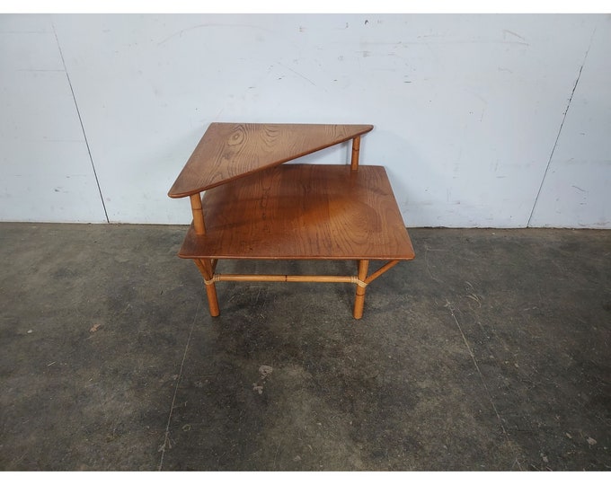 1950,s Heywood Wakefield Two Tier Table # 194394  Shipping is not free please conatct us before purchase Thanks