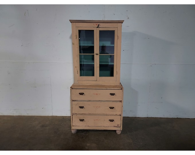 Mid 1800,s Two Piece Cabinet # 193072 Shipping is not free please conatct us before purchase Thanks