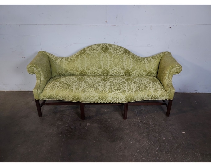 Elegant 1900,s Curved Camel Back Sofa # 194018 Shipping is not a 1.00 Shipping is not free please contact us before purchase Thanks