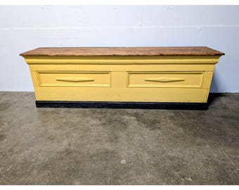 1920,s Painted Pine General Store Counter # 200995 Shipping is not a 1.00 Shipping is not free please contact us before purchase Thanks