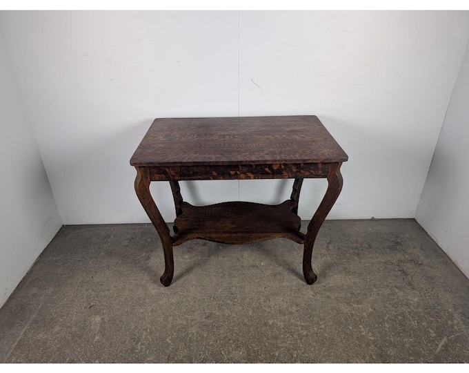 1940,s Tiger Oak One Drawer Table # 197176 Shipping is not a 1.00 Shipping is not free please contact us before purchase Thanks