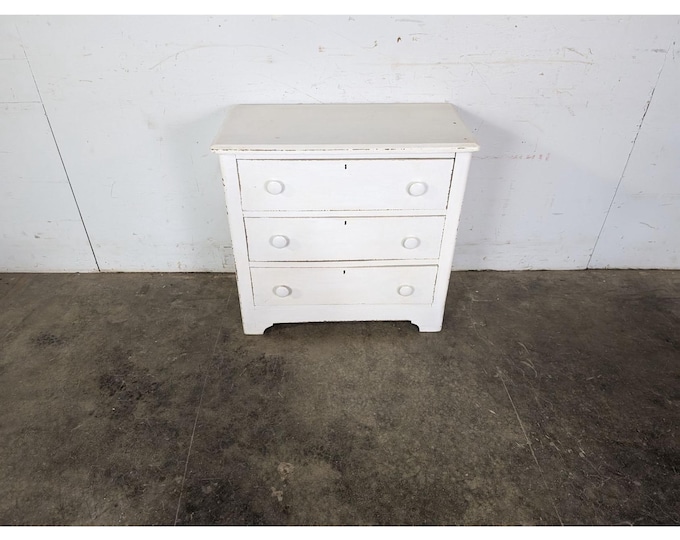 Mid 1800,s Three Drawer Cottage Chest Of Drawers # 197386 Shipping is not a 1.00 Shipping is not free please contact us before purchase