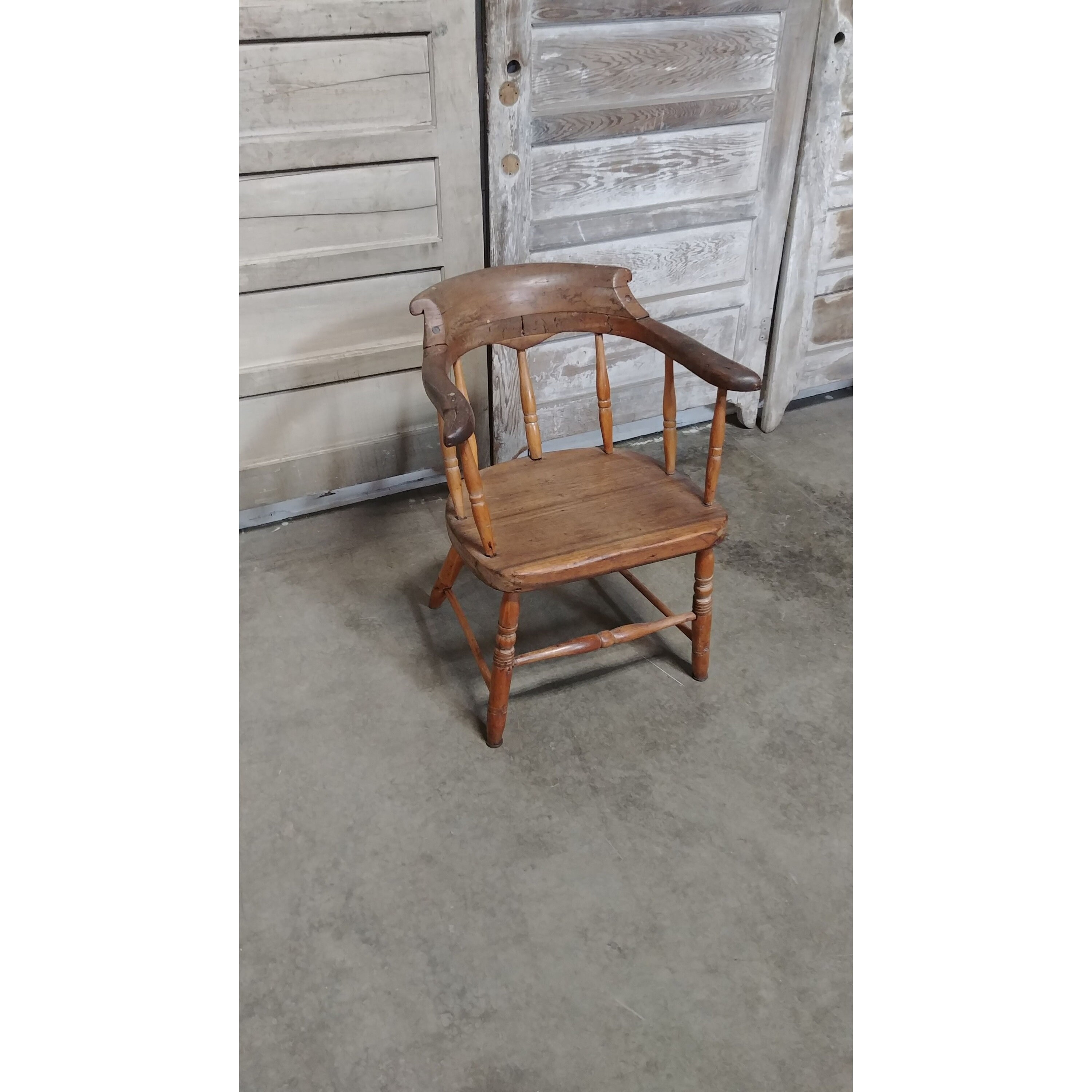 Silla de capitán de principios de 1800 con hermosa pátina | Etsy