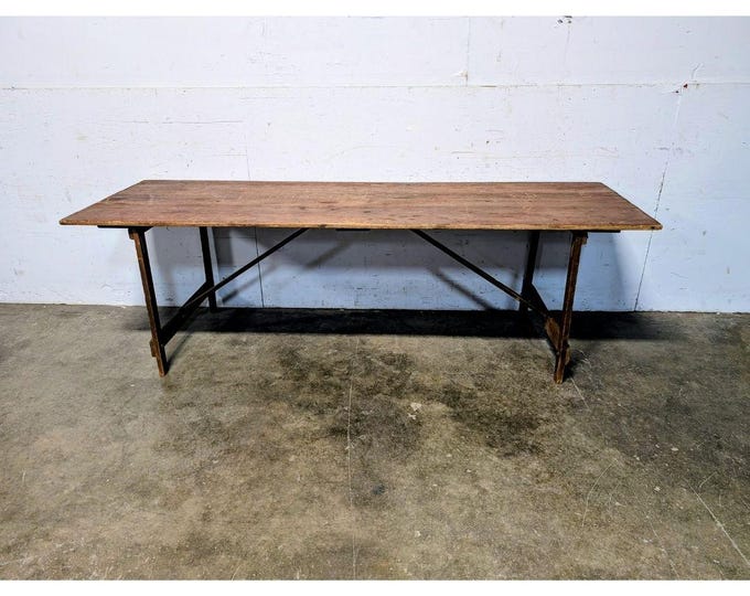 1900,s Folding Vermont Farm Table # 198493 Shipping is not a 1.00 Shipping is not free please contact us before purchase Thanks