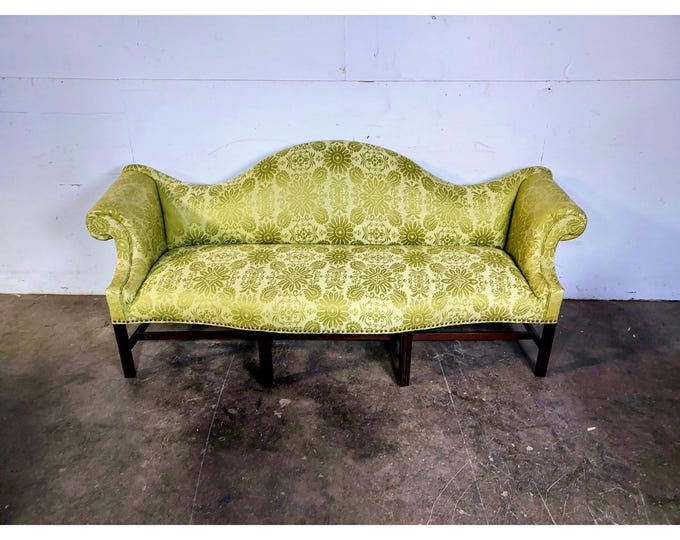 Elegant 1900,s Curved Camel Back Sofa # 194018 Shipping is not a 1.00 Shipping is not free please contact us before purchase Thanks