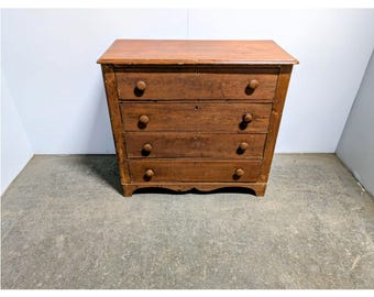 1840,s Four Drawer Pine Chest Of Drawers # 201254 Shipping is not a 1.00 Shipping is not free please contact us before purchase Thanks