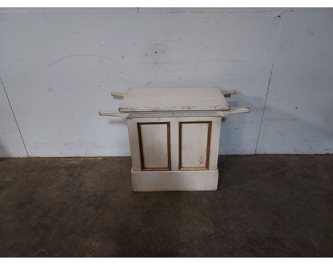 Unique Antique Church Pedestal # 192886 Shipping is not a 1.00 Shipping is not free please contact us before purchase Thanks