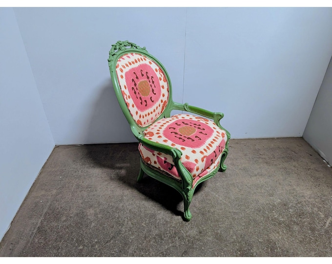 1860,s Chair Frame With All New Fabulous Upholstery # 199760 Shipping is not a 1.00 Shipping is not free please contact us before purchase
