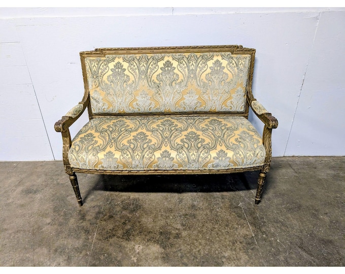 Mid 1800,s Louis Xvi Style Settee # 200586 Shipping is not a 1.00 Shipping is not free please contact us before purchase Thanks