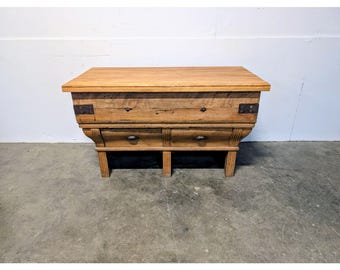 Mitte 1800,s Butcher Block Counter #200016 Versand ist nicht a 1,00 Versand ist nicht kostenlos bitte kontaktieren Sie uns vor dem Kauf Danke