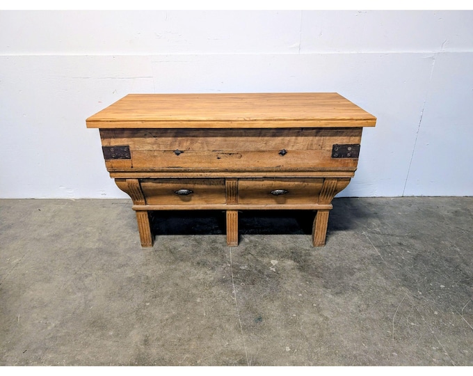 Mid 1800,s Butcher Block Counter # 200016 Shipping is not a 1.00 Shipping is not free please contact us before purchase Thanks
