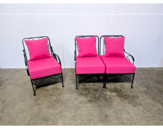 1940,s Three Piece Iron Seating # 200941 Shipping is not a 1.00 Shipping is not free please contact us before purchase Thanks