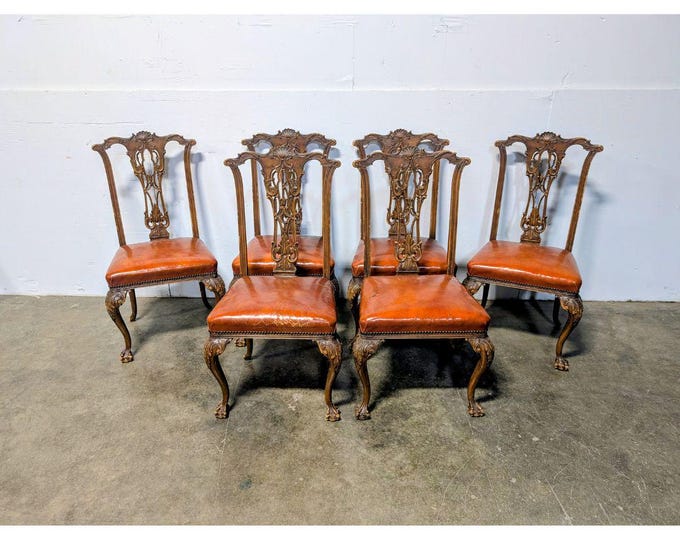 Set Set Of Six 1920,s Side Chairs # 200560 Shipping is not a 1.00 Shipping is not free please contact us before purchase Thanks