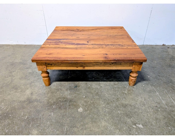 Vintage Pine And Oak Coffee Table # 201282 Shipping is not a 1.00 Shipping is not free please contact us before purchase Thanks