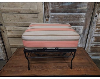 1940,s IRON OTTOMAN / TABLE # 187084 Shipping is not a 1.00 Shipping is not free please contact us before purchase Thanks