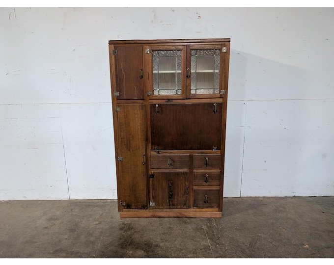 UNIQUE HOOSIER CABINET # 196283 Shipping is not a 1.00 Shipping is not free please contact us before purchase Thanks