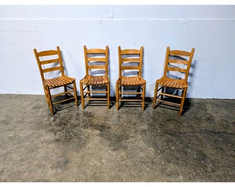 Set Of Four 1920,s Oak Chairs # 201076 Shipping is not a 1.00 Shipping is not free please contact us before purchase Thanks