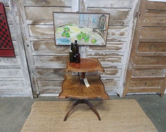 1920'S TWO TIER TABLE # 181321 Shipping is not free please conatct us before purchase Thanks