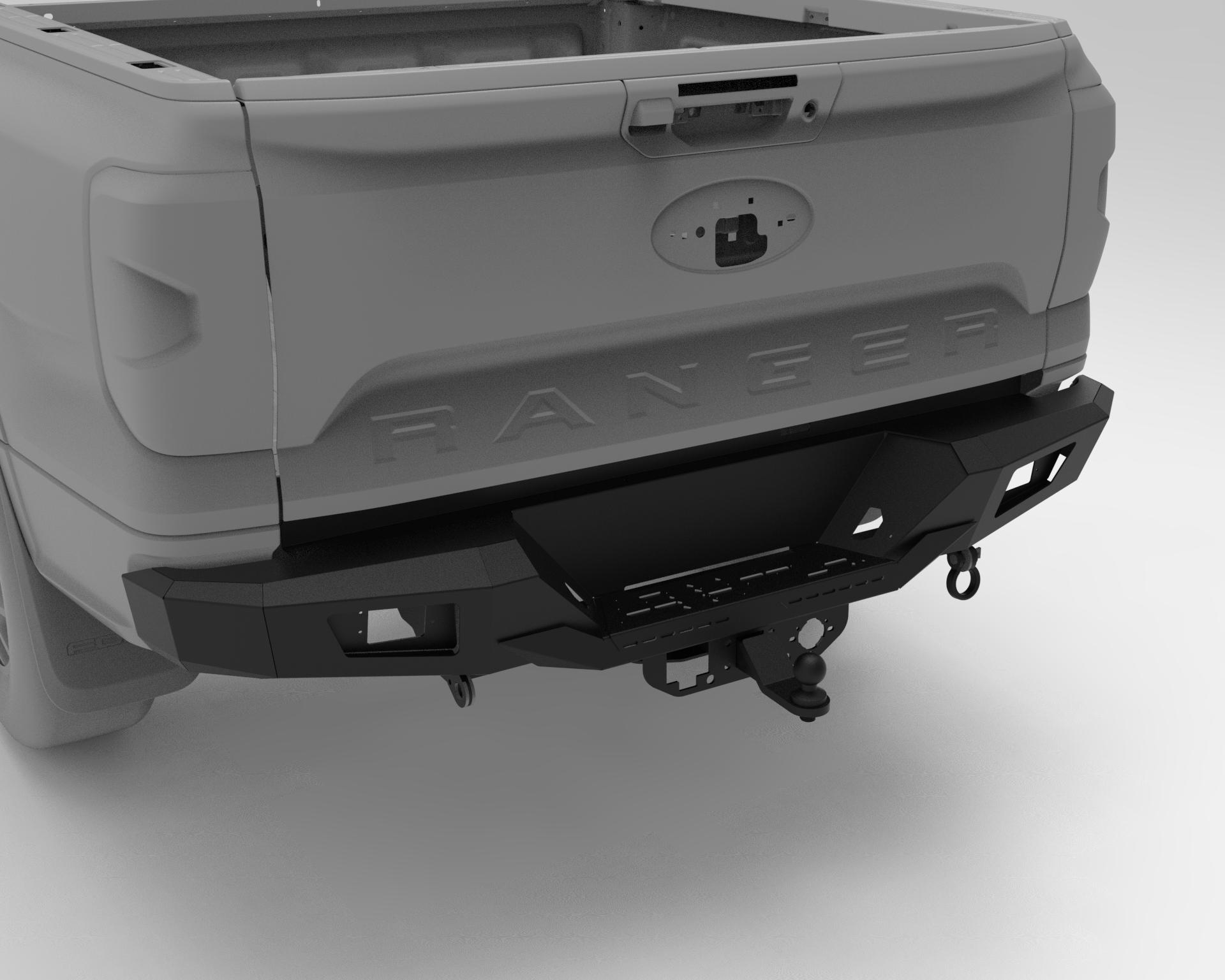 Ford Ranger Next Gen Rear Bumper Fabrication Plans (dxf, Step, Pdf ...