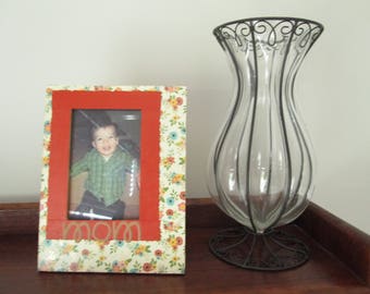 4x6 Mom Themed - Hand Decorated Picture Frame