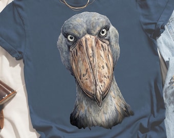 Shoebill Stork Gift | Bird Nerd Shirt for Bird Watching
