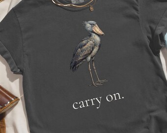 Shoebill Stork Shirt | Bird Watcher Tee | Dry Humor Wildlife Top