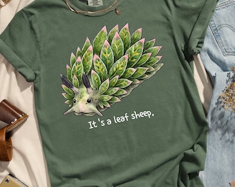 Leaf Sheep Sea Slug T-Shirt | Marine Biology Comfort Colors Tee